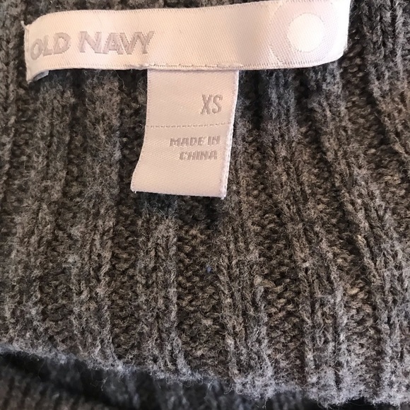 Old Navy Gray Piped Round Neck Sweater BB223 C - Picture 7 of 8